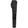 Pantalon de travail performance recyclé homme Gris foncé / Noir – WK. Designed To Work – vue 3