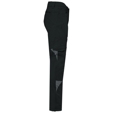Pantalon de travail stretch multipoches noir WK. Designed To Work (WK747) – vue 3