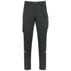 Pantalon de travail stretch multipoches gris WK. Designed To Work