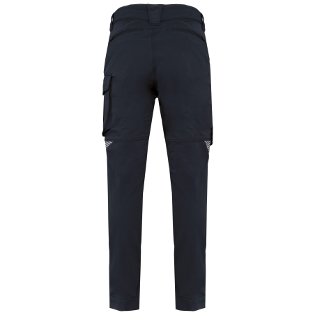 Pantalon léger stretch multipoches Marine – WK. Designed To Work – vue 2
