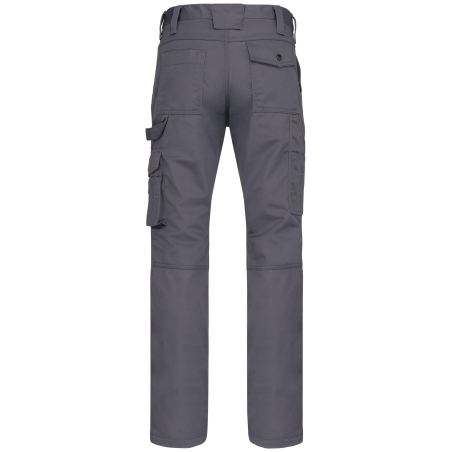 Pantalon de travail multipoches homme Gris convoy – WK. Designed To Work – vue 2