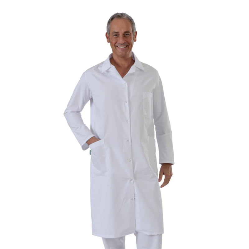 Blouse Blanche medicale Homme Manches longues
