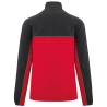 Veste micropolaire bicolore écoresponsable Rouge / Gris foncé WK. Designed To Work – vue 2