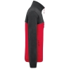 Veste micropolaire bicolore écoresponsable Rouge / Gris foncé WK. Designed To Work – vue 3