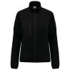 Veste softshell recyclée polytricot femme noire WK. Designed To Work