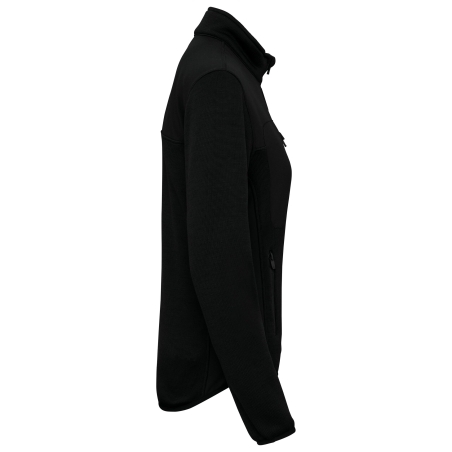 Veste softshell recyclée polytricot femme noire WK. Designed To Work – vue 3