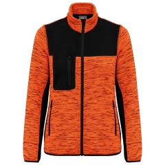 Veste Recyclée Polytricot Femme Orange WK. Designed To Work