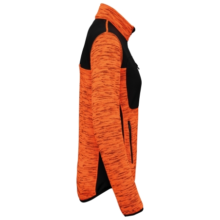 Veste Recyclée Polytricot Femme Orange WK. Designed To Work – vue 3