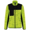 Veste softshell recyclée polytricot femme Jaune fluo chiné / Noir – WK. Designed To Work