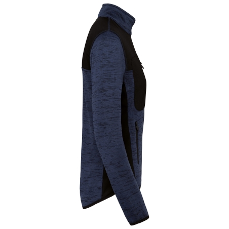 Veste recyclée polytricot softshell femme Noir – WK. Designed To Work – vue 3