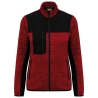 Veste softshell recyclée polytricot femme Rouge chiné / Noir – WK. Designed To Work