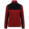 Veste softshell recyclée polytricot femme Rouge chiné / Noir – WK. Designed To Work – vue 2