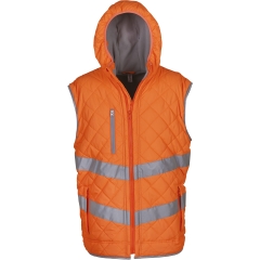 Bodywarmer haute visibilité orange Kensington – Yoko