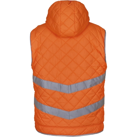 Bodywarmer haute visibilité orange Kensington – Yoko – vue 2