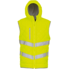 Bodywarmer haute visibilité Jaune Kensington – Yoko