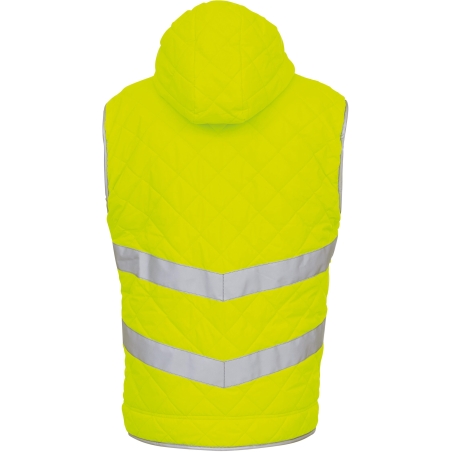 Bodywarmer haute visibilité Jaune Kensington – Yoko – vue 2