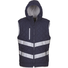 Bodywarmer haute visibilité "Kensington" Marine