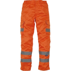 Pantalon Cargo Haute Visibilité Orange Hi-Vis Yoko