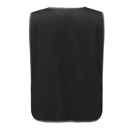 Chasuble à bordure réfléchissante Noir – Yoko – vue 2