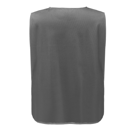 Chasuble à bordure réfléchissante Grise Yoko – Haute Visibilité – vue 2