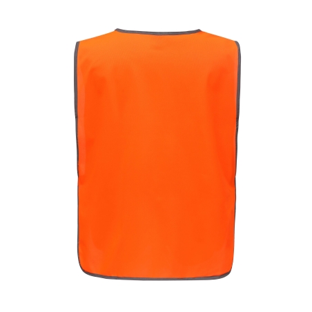 Chasuble à bordure réfléchissante Orange Haute Visibilité Yoko – vue 2