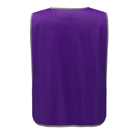 Chasuble à bordure réfléchissante violette Yoko – Haute visibilité – vue 2