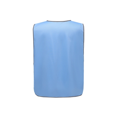 Chasuble à bordure réfléchissante Yoko – Coloris Ciel – vue 2