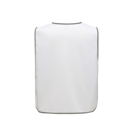 Chasuble à bordure réfléchissante Blanc Yoko – Haute visibilité – vue 2