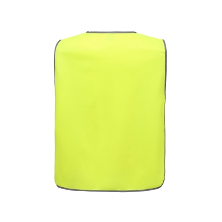 Chasuble à bordure réfléchissante Jaune – Yoko – vue 2