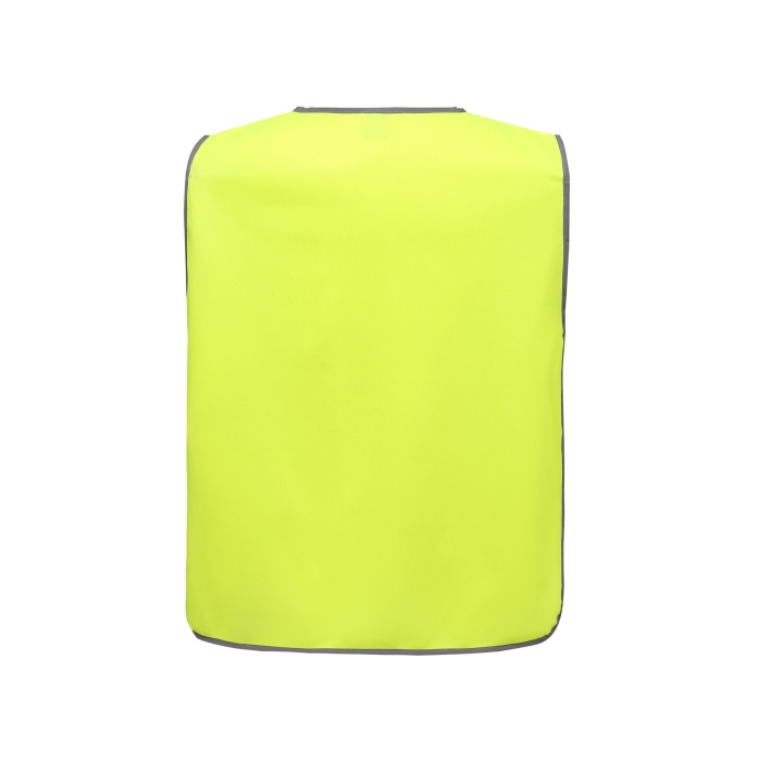 Chasuble à bordure réfléchissante Jaune personnalisé | Label Blouse