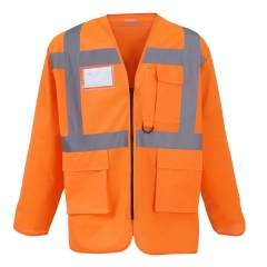 Veste haute visibilité Orange Yoko – Catégorie 3 ISO 20471