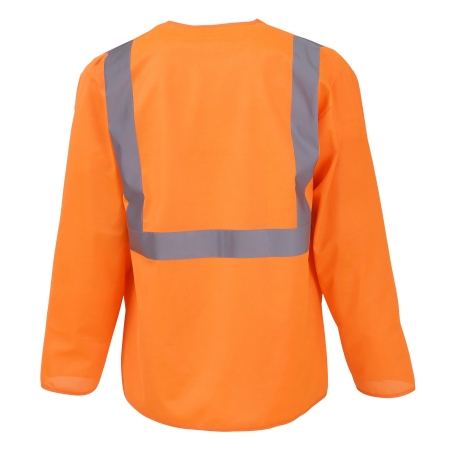 Veste haute visibilité Orange Yoko – Catégorie 3 ISO 20471 – vue 2