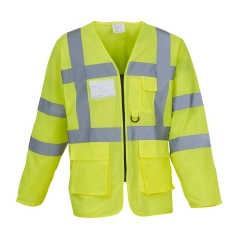 Veste haute visibilité jaune Yoko – Catégorie 3 ISO 20471