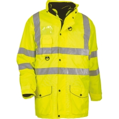 Parka haute visibilité 7 en 1 Yoko – Jaune – Imperméable