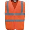 Gilet haute visibilité, LSF (chaleur et flamme) & antistatique Orange