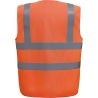 Gilet haute visibilité, LSF (chaleur et flamme) & antistatique Orange – vue 2