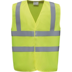 Gilet haute visibilité jaune multiprotection Yoko – ISO 20471 cl. 2