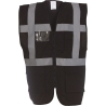 Gilet multifonction haute visibilité noir Yoko – Toutes tailles
