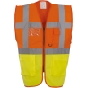 Gilet multifonction haute visibilité Orange – Yoko