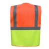 Gilet multifonction haute visibilité Orange – Yoko – vue 2