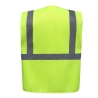 Gilet multifonction haute visibilité Jaune fluo – Yoko – vue 2