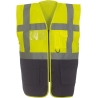 Gilet multifonction haute visibilité Jaune fluo / Marine – Yoko