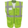 Gilet multifonction haute visibilité Vert lime – Yoko