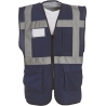 Gilet haute visibilité multifonction marine Yoko – 120 g/m²