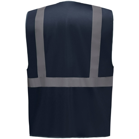 Gilet haute visibilité multifonction marine Yoko – 120 g/m² – vue 2