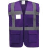 Gilet multifonction haute visibilité Violet – Yoko