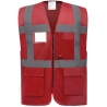 Gilet multifonction haute visibilité Rouge – Yoko