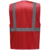 Gilet multifonction haute visibilité Rouge – Yoko – vue 2