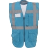 Gilet multifonction haute visibilité Bleu (Sapphire) – Yoko