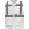 Gilet multifonction haute visibilité Blanc – Yoko